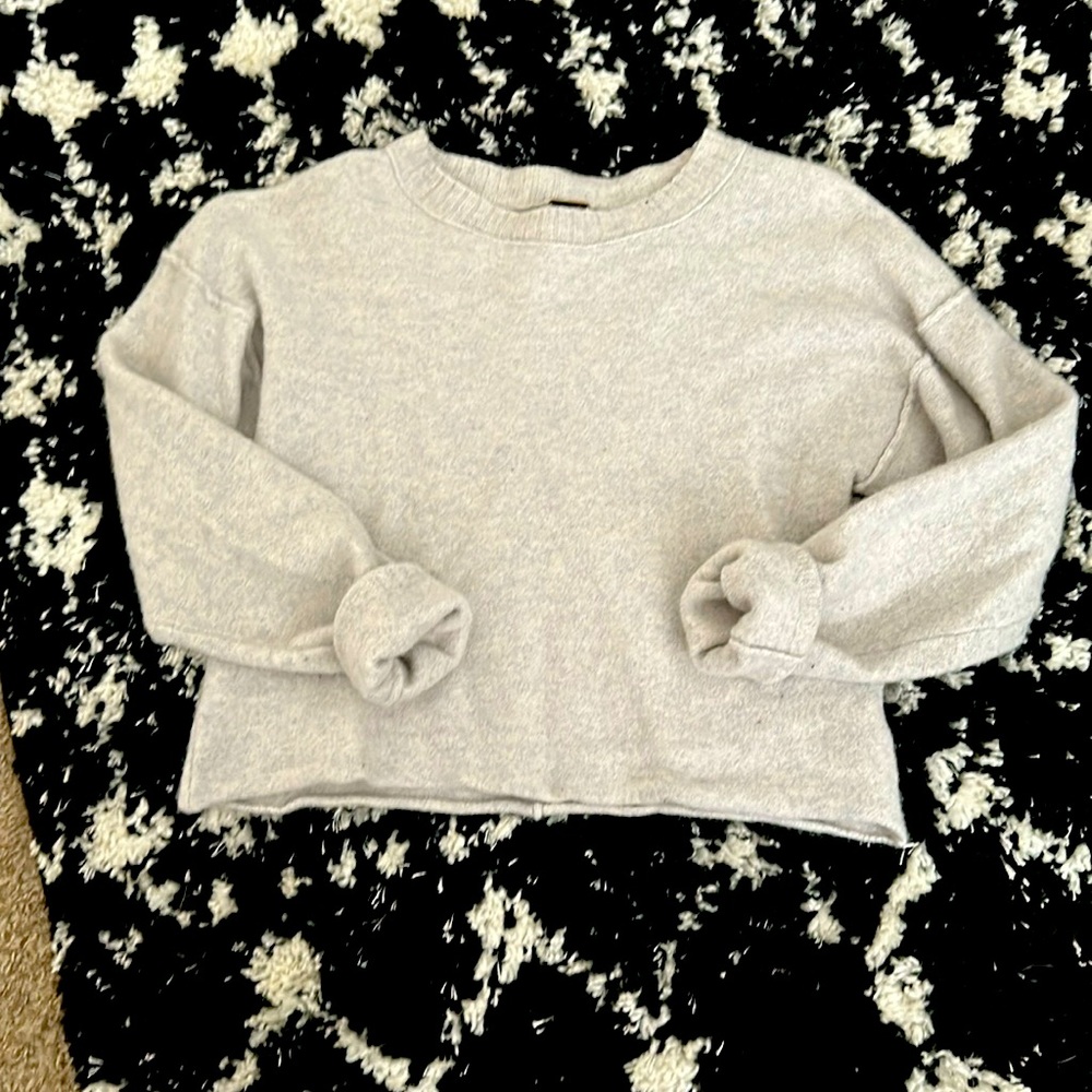 Free People Cashmere Crop Sweater